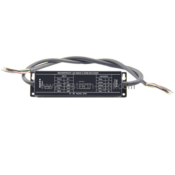 DMX512 Signal Decoder Waterproof IP67 Outdoor